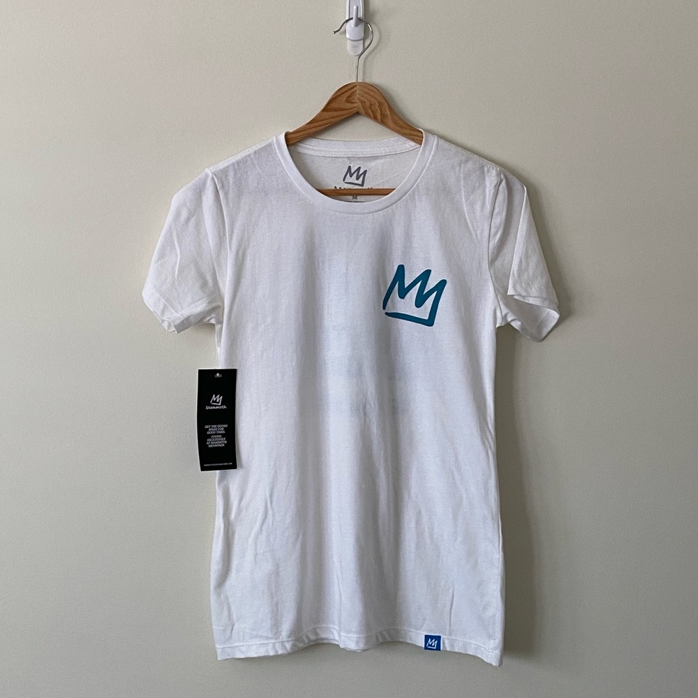 Mammoth White Crown Logo T-Shirt M